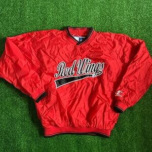 NHL Logo Athletic Red Wings Jacket